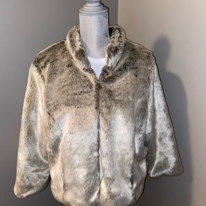 Marks & Spencer Faux Fur Cropped Teddy Jacket